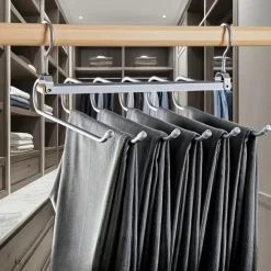 Room to Spare Aufbewahrung Und Organisation-6-in-1 drehbarer Hosenbügel – Platzsparender Hosen-Organizer