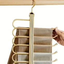 Room to Spare Aufbewahrung Und Organisation-6-in-1 drehbarer Hosenbügel – Platzsparender Hosen-Organizer