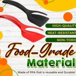 The Culinary Kit Küche & Esszimmer-2-in-1 Easy Flip Tong – Multifunktionales Küchenwerkzeug