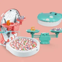 The Decor Haven Babyspielzeug-4-in-1 Magnetisches Angelspiel – Lernspielzeug für Kinder