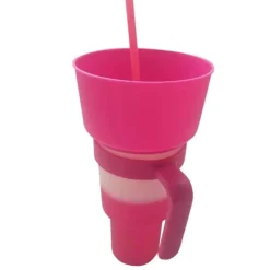 The Decor Haven Küche & Esszimmer|Outdoor-Artikel-2-in-1 Snack- und Getränkehalter Cup