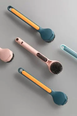 The Culinary Kit Küche & Esszimmer-2in1 Spülbürste mit langem Griff