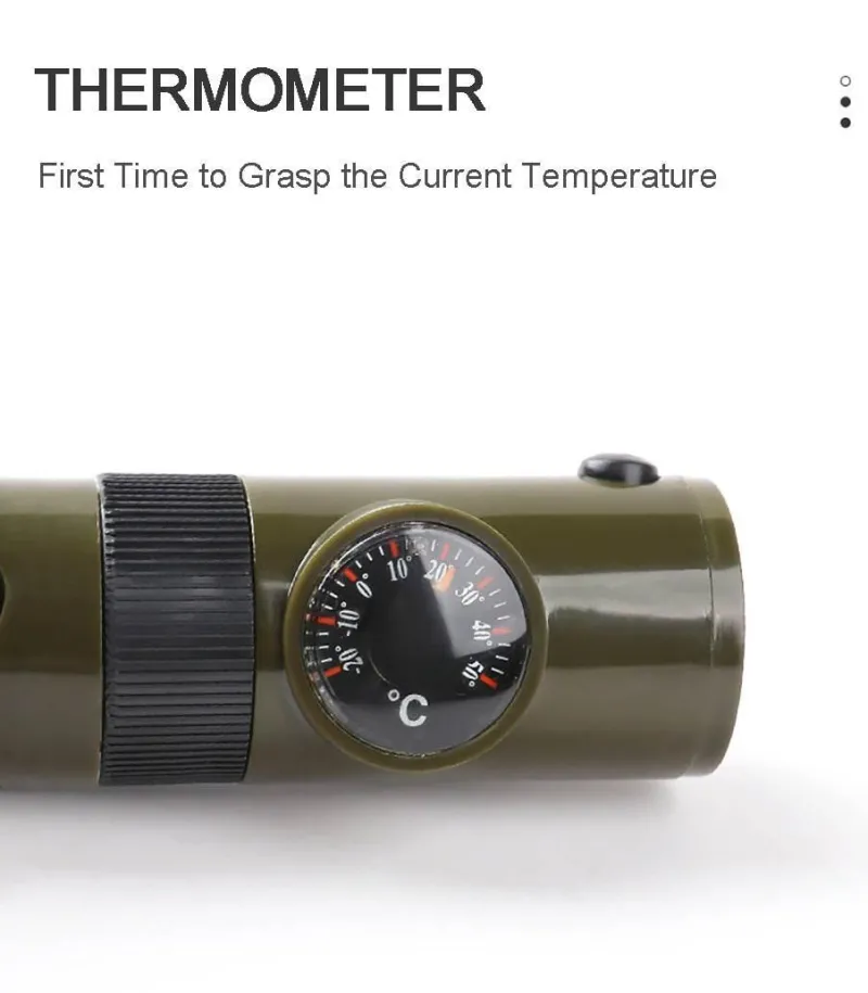 The Outdoor Vault Camping-Werkzeuge|Heimwerkzeuge-7-in-1-Überlebenswerkzeug – Tragbare Camping-Mehrzweckausrüstung