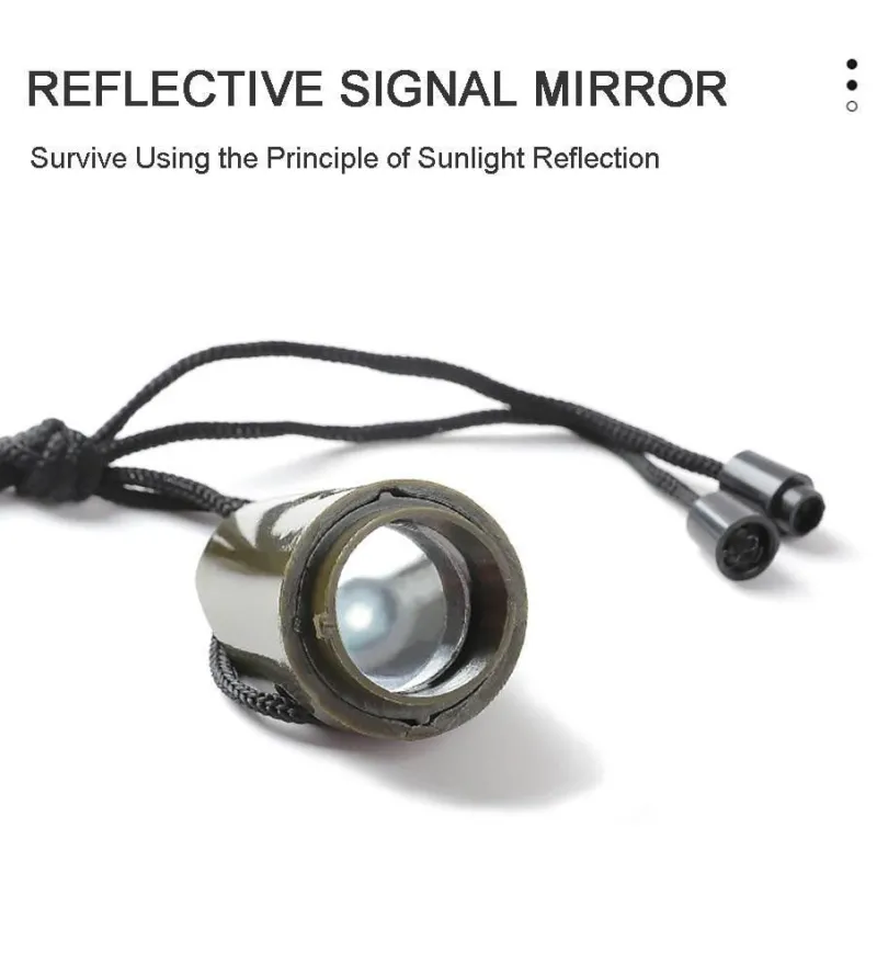 The Outdoor Vault Camping-Werkzeuge|Heimwerkzeuge-7-in-1-Überlebenswerkzeug – Tragbare Camping-Mehrzweckausrüstung