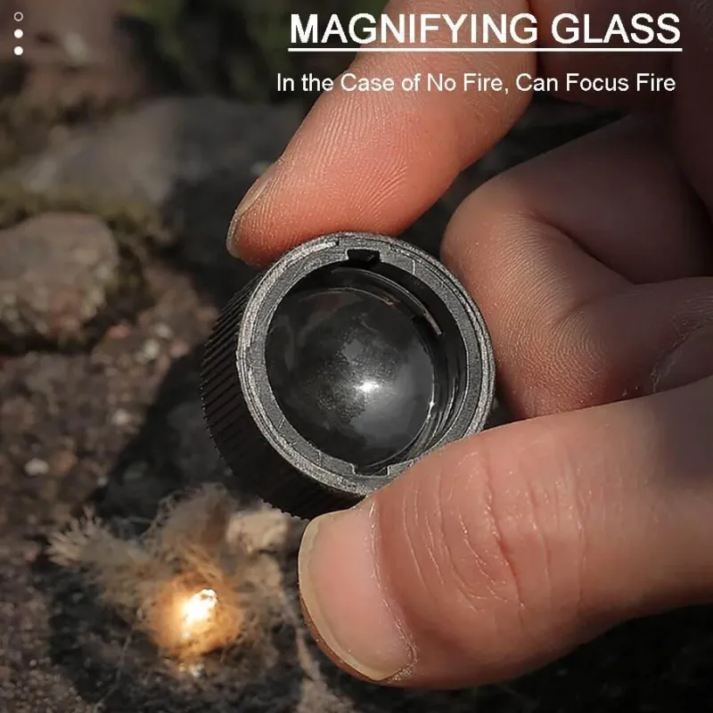 The Outdoor Vault Camping-Werkzeuge|Heimwerkzeuge-7-in-1-Überlebenswerkzeug – Tragbare Camping-Mehrzweckausrüstung