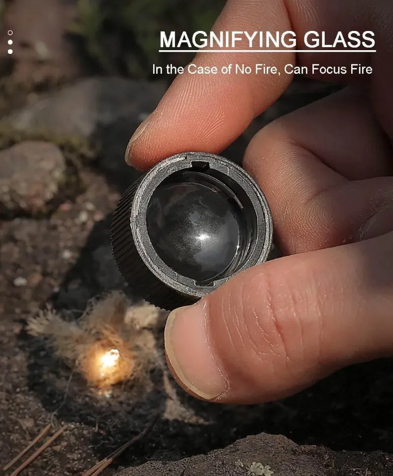 The Outdoor Vault Camping-Werkzeuge|Heimwerkzeuge-7-in-1-Überlebenswerkzeug – Tragbare Camping-Mehrzweckausrüstung