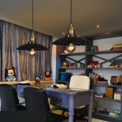 Comfort u0026 Style Beleuchtung-Industrial Hanging Lamp - Vintage Loft Iron Light Fixture