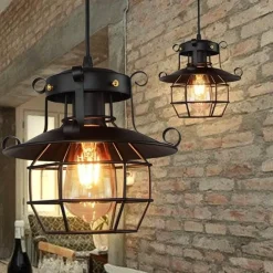 Comfort u0026 Style Beleuchtung-Industrial Retro Loft Ceiling Lamp - Vintage Antique Lighting Fixture