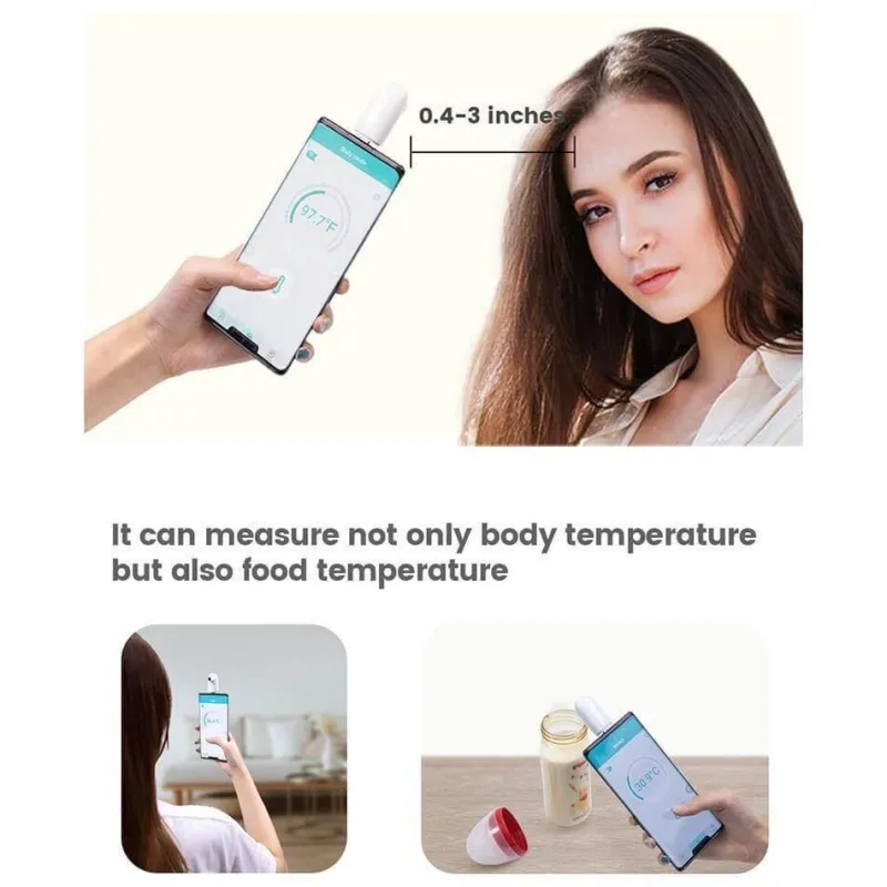 Kinder The Decor Haven Kinderwagen & Zubehör-Infrarot-Stirnthermometer – Tragbarer digitaler Temperaturscanner