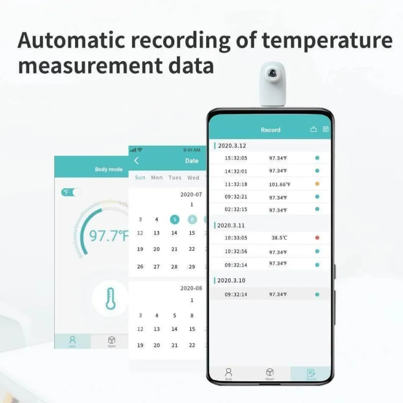 Kinder The Decor Haven Kinderwagen & Zubehör-Infrarot-Stirnthermometer – Tragbarer digitaler Temperaturscanner