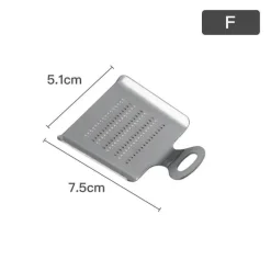 Tom Küche & Esszimmer-Ingwer-Knoblauch-Zerkleinerer und Multifunktions-Obstmühle aus Edelstahl