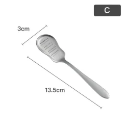 Tom Küche & Esszimmer-Ingwer-Knoblauch-Zerkleinerer und Multifunktions-Obstmühle aus Edelstahl