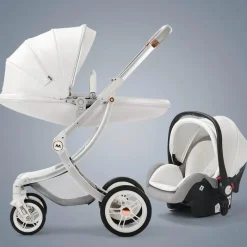 Kinder The Decor Haven Kinderwagen & Zubehör-3-in-1-Kinderwagen im futuristischen Stil – vielseitiges Reisesystem
