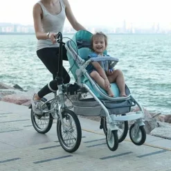 Kinder Wilderness Haven Kinderwagen & Zubehör|Outdoor-Artikel-2-in-1-Kinderwagenfahrrad - Umbaubares Lastenfahrrad