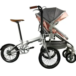 Kinder Wilderness Haven Kinderwagen & Zubehör|Outdoor-Artikel-2-in-1-Kinderwagenfahrrad - Umbaubares Lastenfahrrad