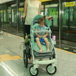 Kinder Wilderness Haven Kinderwagen & Zubehör|Outdoor-Artikel-2-in-1-Kinderwagenfahrrad - Umbaubares Lastenfahrrad