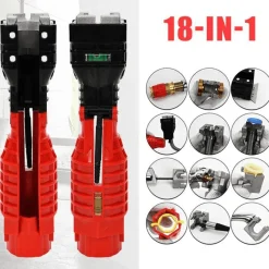 Roam Ready Heimwerkzeuge|Outdoor & Garten-18-in-1-Klappschlüssel – Vielseitiges Multifunktionswerkzeug für Klempnerarbeiten