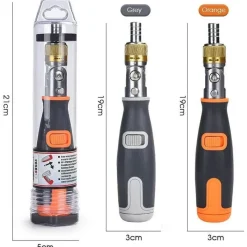 The Outdoor Vault Heimwerkzeuge|Outdoor & Garten-10-in-1-Mehrwinkel-Ratschenschraubendreher – Tragbares Werkzeug für vielseitigen Einsatz