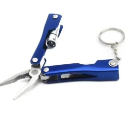 The Outdoor Vault Camping-Werkzeuge|Outdoor-Artikel-9-in-1-Multitool aus Aluminium mit Schlüsselanhänger – kompaktes, tragbares Entdeckerwerkzeug