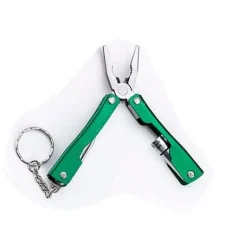 The Outdoor Vault Camping-Werkzeuge|Outdoor-Artikel-9-in-1-Multitool aus Aluminium mit Schlüsselanhänger – kompaktes, tragbares Entdeckerwerkzeug