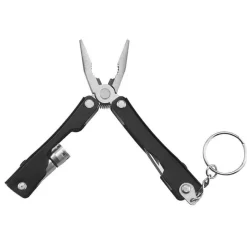 The Outdoor Vault Camping-Werkzeuge|Outdoor-Artikel-9-in-1-Multitool aus Aluminium mit Schlüsselanhänger – kompaktes, tragbares Entdeckerwerkzeug