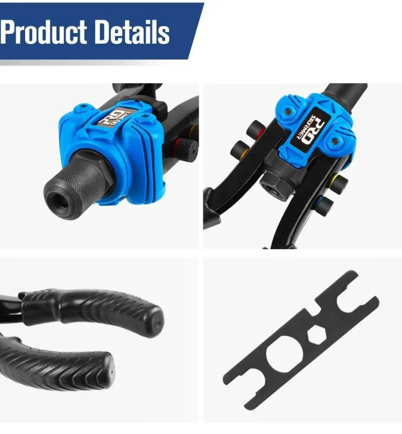 Roam Ready Outdoor-Artikel|Heimwerkzeuge-3-in-1-Nietmuttern-Werkzeugsatz – Handniet- und Mutternsetzer-Set