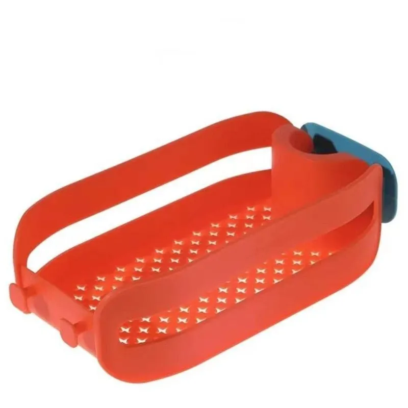 Space Savvy Küche & Esszimmer-2-in-1-Schwammhalter, Spülbecken-Organizer