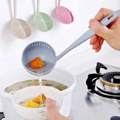 The Culinary Kit Küche & Esszimmer-2-in-1-Suppenlöffel – vielseitiges Küchenutensil