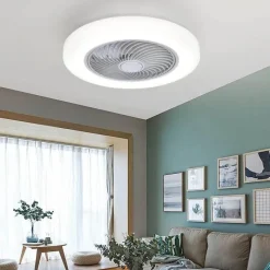 Comfort u0026 Style Beleuchtung-Intelligente Deckenleuchte – Leiser Luftventilator mit unsichtbaren Flügeln