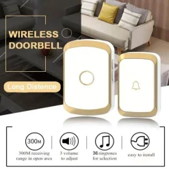 Comfort u0026 Style Gadgets Für Zuhause-Intelligente kabellose Türklingel mit Touch-Taste – WLAN-aktiviertes Klingeln