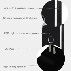 Comfort u0026 Style Gadgets Für Zuhause-Intelligente kabellose Türklingel mit Touch-Taste – WLAN-aktiviertes Klingeln