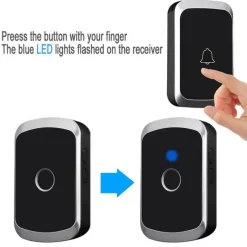 Comfort u0026 Style Gadgets Für Zuhause-Intelligente kabellose Türklingel mit Touch-Taste – WLAN-aktiviertes Klingeln