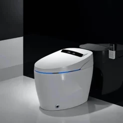 Tranquil Waters Badezimmer-Intelligente selbstreinigende Toilette – elegantes futuristisches Design
