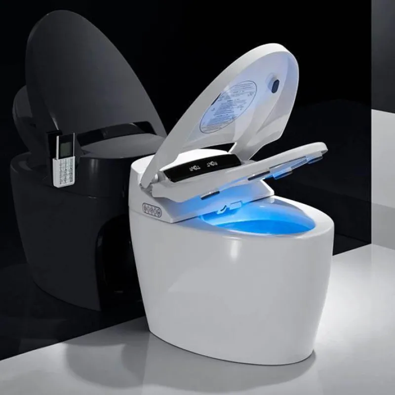 Tranquil Waters Badezimmer-Intelligente selbstreinigende Toilette – elegantes futuristisches Design