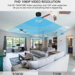 Comfort u0026 Style Gadgets Für Zuhause|Heimwerkzeuge-Intelligente WiFi-Mini-Überwachungskamera – Eye Guard-Überwachungskamera