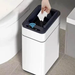 The Decor Haven Küche & Esszimmer|Gadgets Für Zuhause-Intelligenter automatischer Sensor-Mülleimer aus Edelstahl