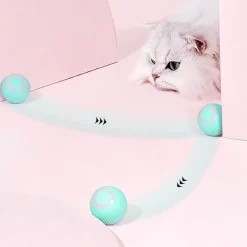 TailTrend Haustierzubehör|Haustierspielzeug-Intelligenter interaktiver Haustierball – selbstbewegliches Spielzeug