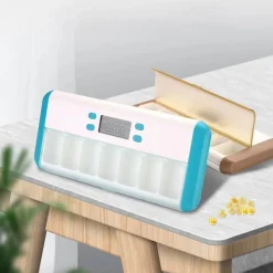 Tranquil Touch Mobilitäts- Und Support-Tools|Gesundheits-Gadgets-Intelligenter Pillen-Organizer mit Alarm – Automatische Erinnerungsbox