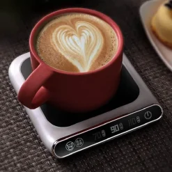 The Cozy Mug Küche & Esszimmer-Intelligenter USB-Tassenwärmer-Untersetzer – Elegantes Kaffee-Wärme-Schreibtisch-Accessoire