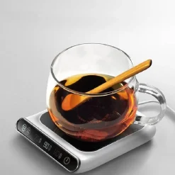 The Cozy Mug Küche & Esszimmer-Intelligenter USB-Tassenwärmer-Untersetzer – Elegantes Kaffee-Wärme-Schreibtisch-Accessoire