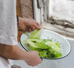 The Culinary Kit Küche & Esszimmer-Intelligentes Abtropftablett für Obst und Gemüse – Effizientes Küchenwerkzeug für frische Produkte