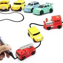 The Decor Haven Babyspielzeug-Intelligentes Auto zur Linienverfolgung – Magisches Roboterfahrzeug