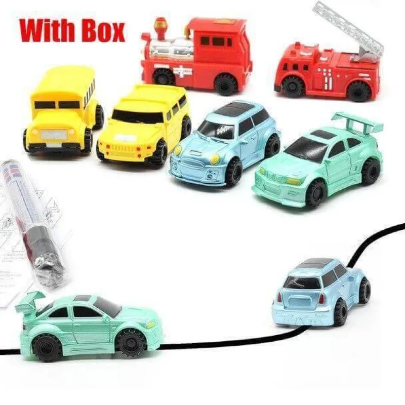 The Decor Haven Babyspielzeug-Intelligentes Auto zur Linienverfolgung – Magisches Roboterfahrzeug