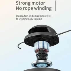 The Relaxation Nook Gesundheits-Gadgets|Gesundheits- Und Entspannungstools-Intelligentes digitales Springseil – Trainingszähler-Trainer