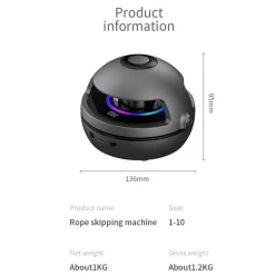The Relaxation Nook Gesundheits-Gadgets|Gesundheits- Und Entspannungstools-Intelligentes digitales Springseil – Trainingszähler-Trainer