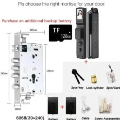 Comfort u0026 Style Gadgets Für Zuhause|Heimwerkzeuge-Intelligentes Fingerabdruck-Türschloss - Sicherheitsschloss mit automatischer Gesichtserkennung