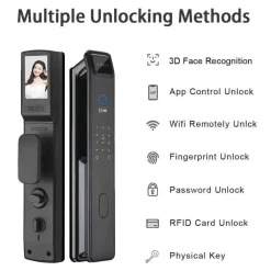Comfort u0026 Style Gadgets Für Zuhause|Heimwerkzeuge-Intelligentes Fingerabdruck-Türschloss - Sicherheitsschloss mit automatischer Gesichtserkennung