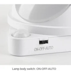Comfort u0026 Style Beleuchtung-Intelligentes Nachtlicht – 360° drehbare, wiederaufladbare Lampe mit Körpersensor
