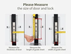 Comfort u0026 Style Gadgets Für Zuhause-Intelligentes Türschloss mit Fingerabdruck – Biometrisches schlüsselloses Zugangsschloss