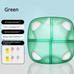 TailTrend Haustierzubehör|Haustierspielzeug-Interaktive Katzenspielzeugbox – spannendes, intelligentes Spielset